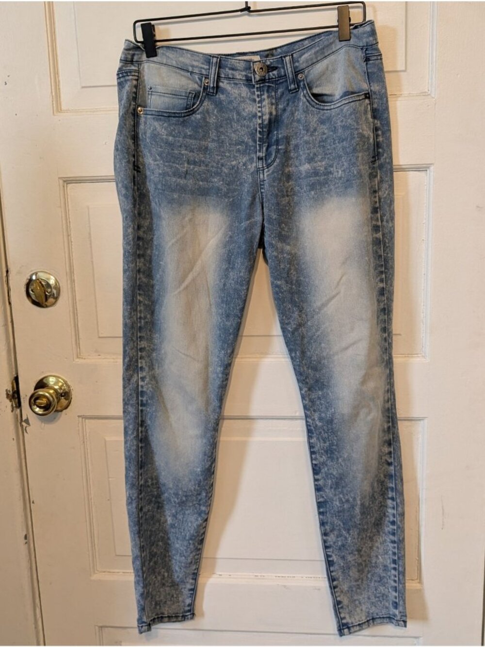 Mudd Relaxed Fit Juniors Jeans Size 11 Y2K Denim Acid Wash Trashed
